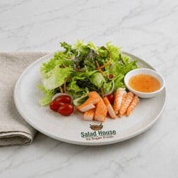 สลัด ซีฟู้ด กุ้งต้ม ปูอัด | Salad House