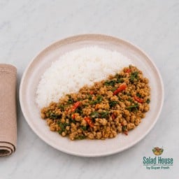 ข้าวกะเพรา หมูสับ | Salad House