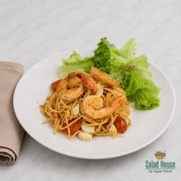 สปาเก็ตตี้ ไข่กุ้งสไปซี่ | Salad House