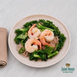 ผัดหมี่ผักเคลกุ้ง | Salad House