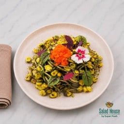 สปาเก็ตตี้ เพสโต้ข้าวโพดไข่กุ้ง | Salad House