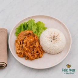 ข้าวหมูผัดกิมจิ | Salad House