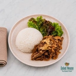 ข้าวหน้าหมูสไลด์ (บุตะด้ง) | Salad House